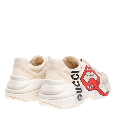 gucci rhyton tongue sneakers